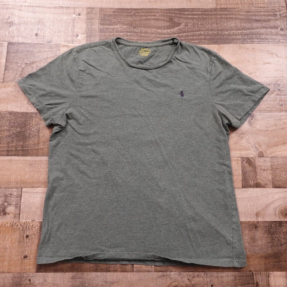 Polo Ralph Lauren T-Shirt Men’s XL Green Custom Slim Fit Crewneck
